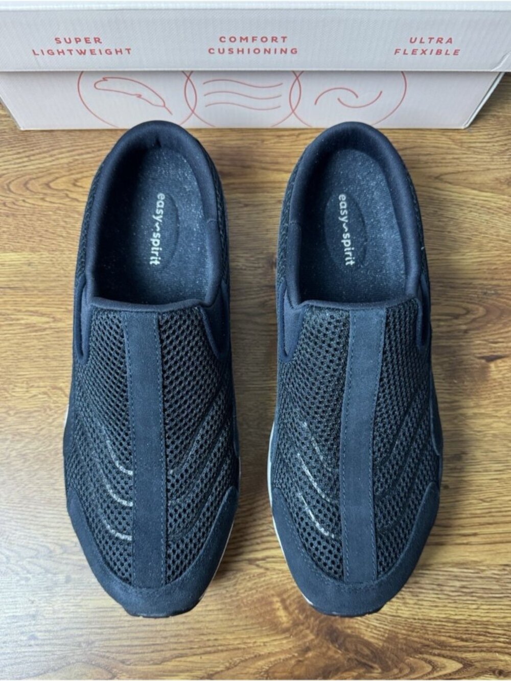 Easy Spirit TravelTime Slip-On Clog Walking Shoe Arch Support Comfort Size 9.5W